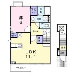 清洲駅 徒歩11分 2階の物件間取画像